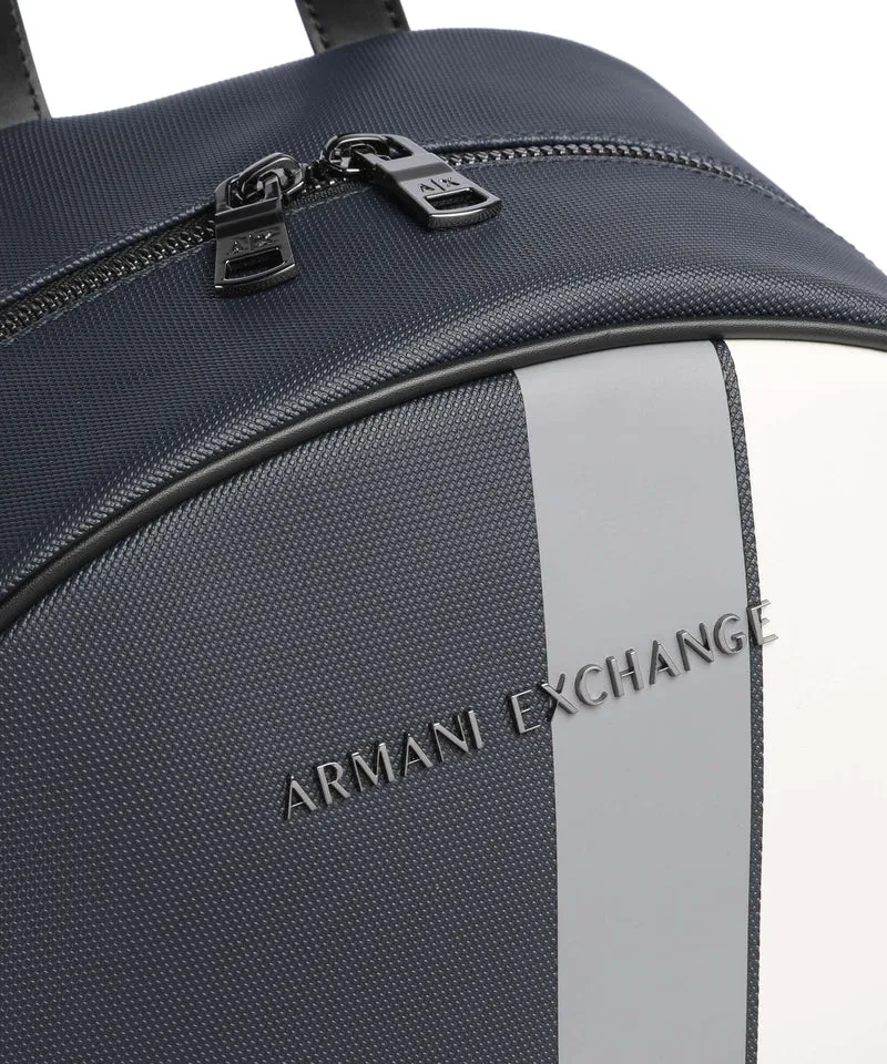 Armani Exchange Dylan Sac à dos navy/chiseled stone/off white