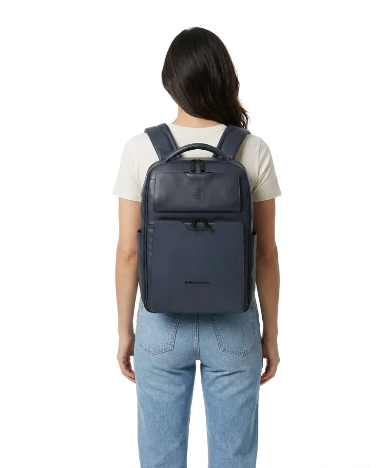 Piquadro Ael Sac à dos d'ordinateur blue
