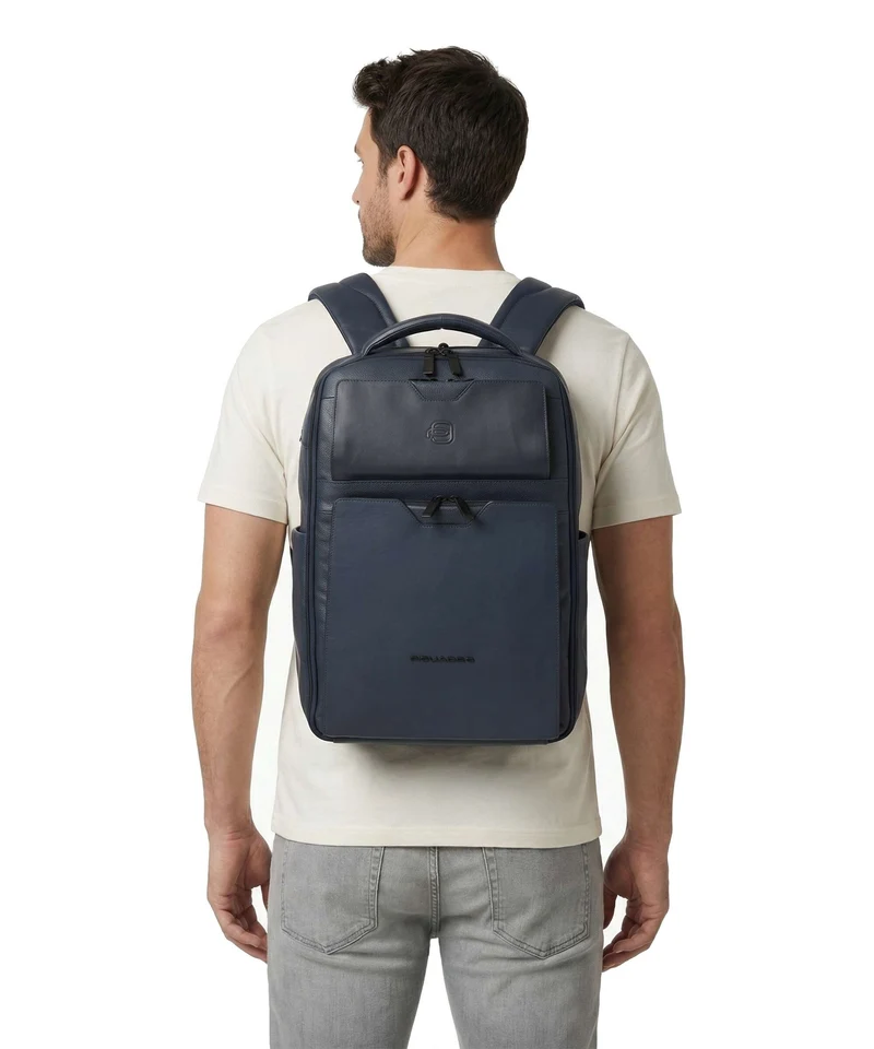 Piquadro Ael Sac à dos d'ordinateur blue