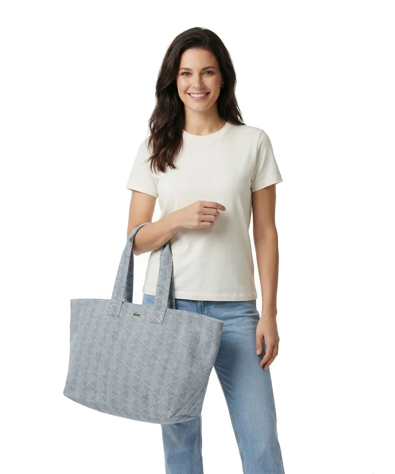 Lacoste Neocroc Jacquard Cabas tradewinds