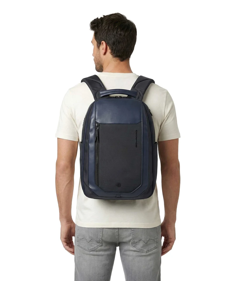 Piquadro Lyss Easyjet Sac à dos de voyage blue