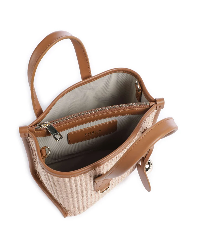Furla Divide It Mini Sac à main toni naturale/tabacco