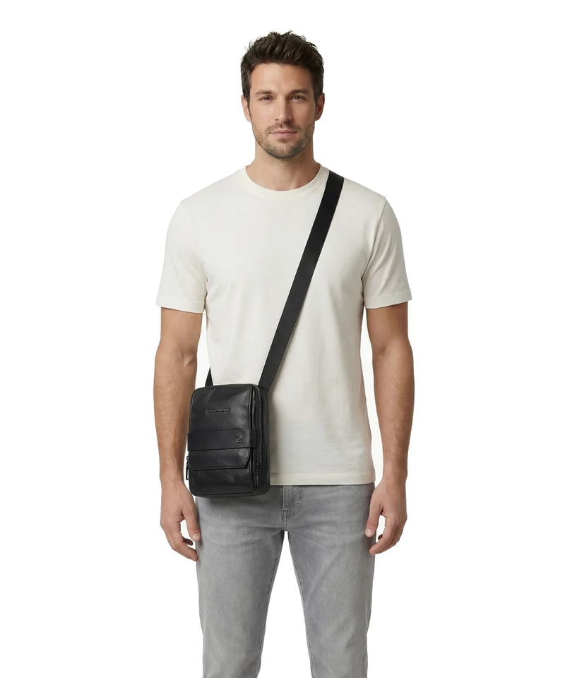 Piquadro Solm Sac bandoulière black