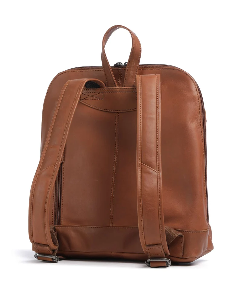 The Chesterfield Brand Wax Pull Up Cow Tigris Sac à dos cognac