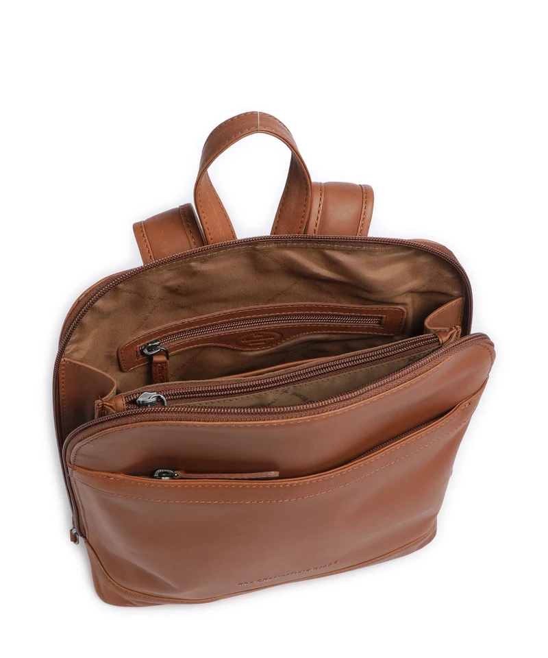 The Chesterfield Brand Wax Pull Up Cow Tigris Sac à dos cognac