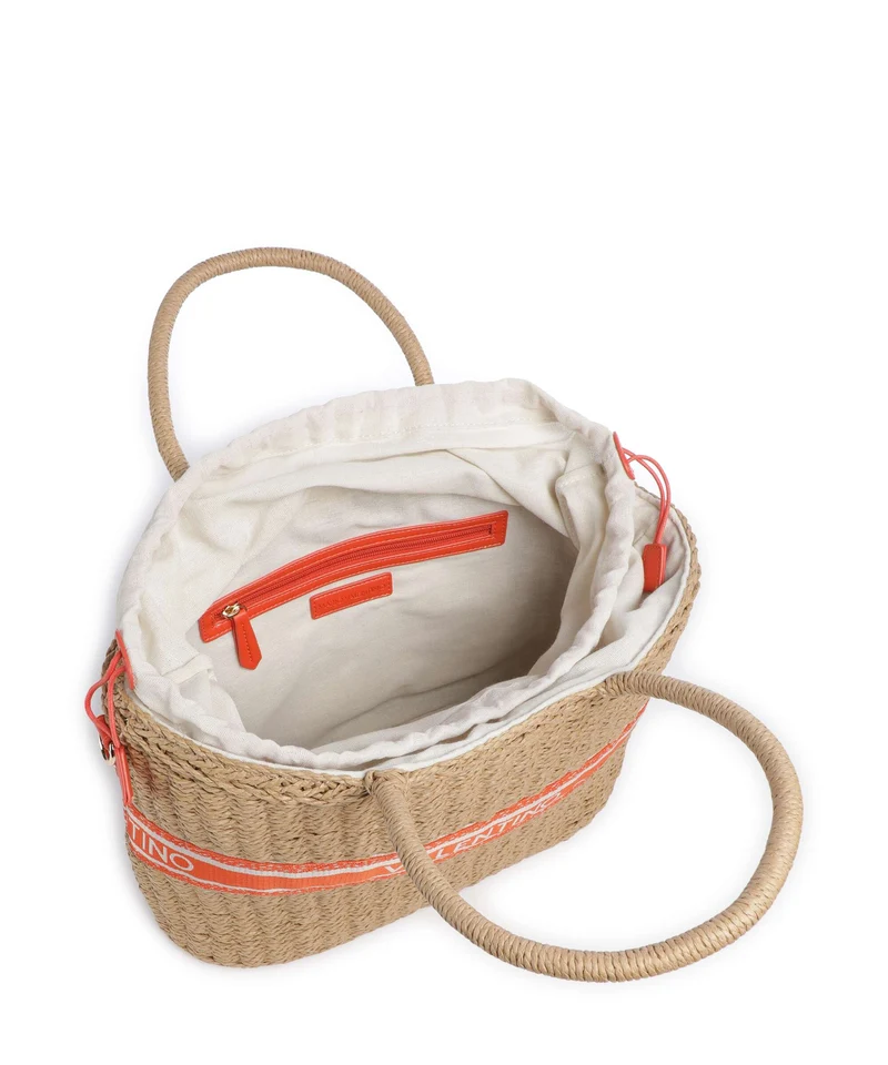Valentino Bags Boho Cabas naturale/arancio