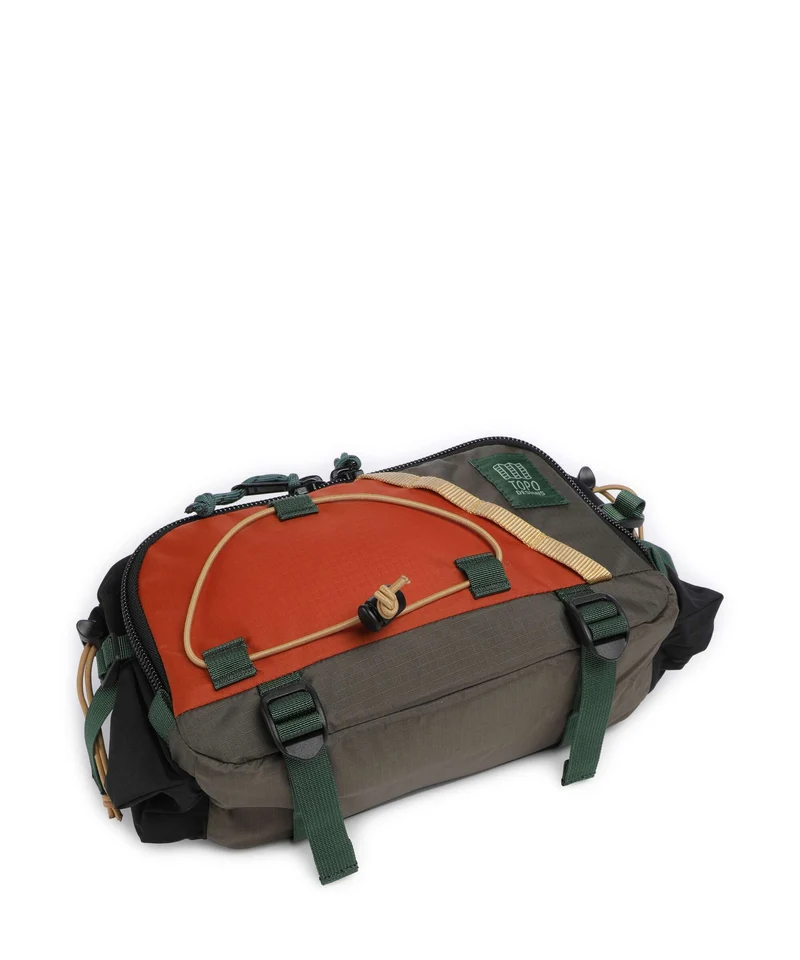 Topo Designs Mountain Hydro Sac banane woodland/terracotta