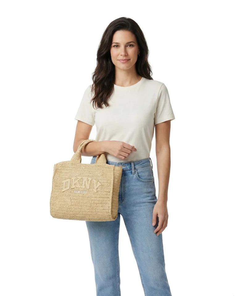 DKNY Hadlee Medium Sac à main natural/saddle
