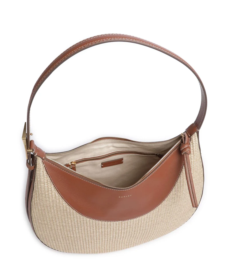 Radley London Bliss Crescent Sac fourre-tout cognac