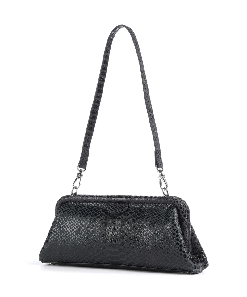 Vivienne Westwood Jane Snake Effect Sac porté épaule dark grey