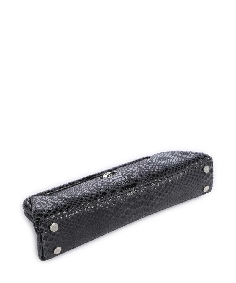 Vivienne Westwood Jane Snake Effect Sac porté épaule dark grey