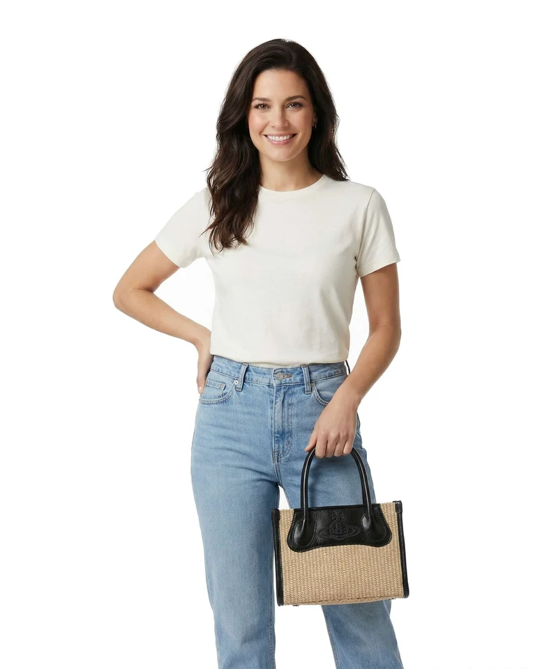 Vivienne Westwood Troy Small Sac à main natural