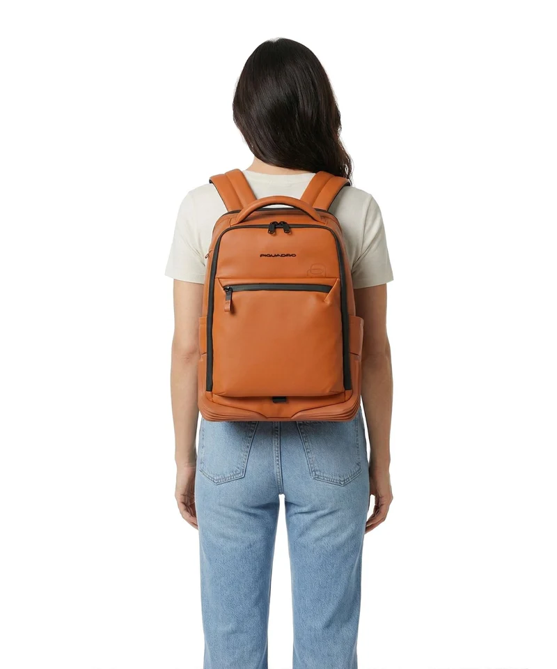 Piquadro Corner Special Sac à dos cuoio