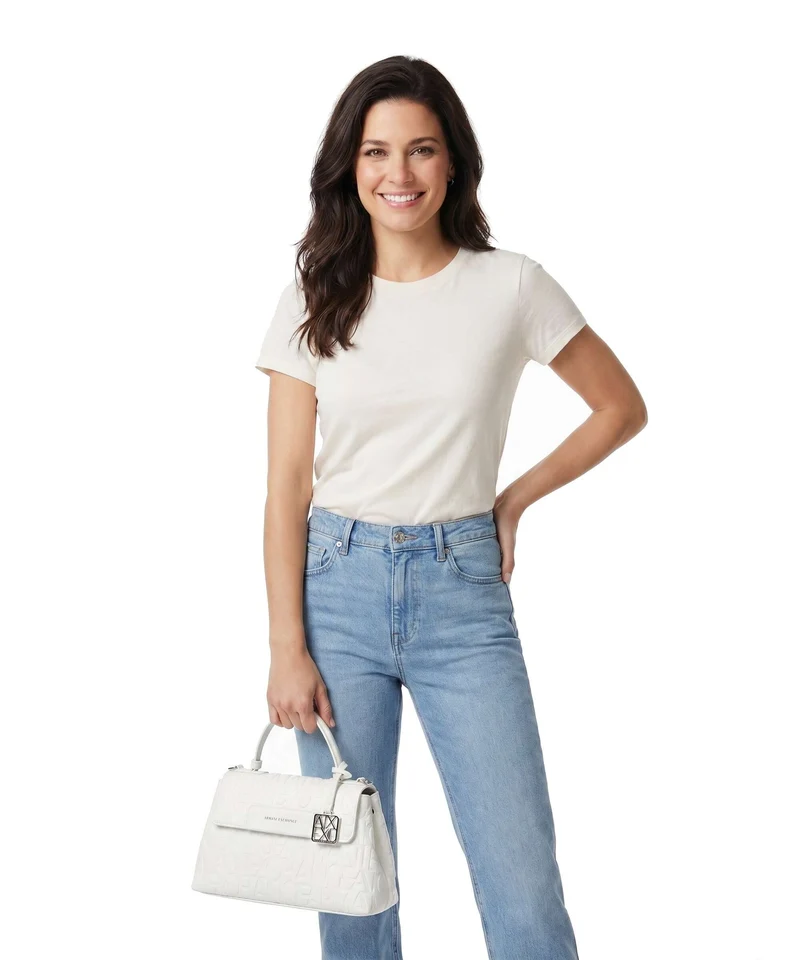 Armani Exchange Liz Sac à main off white