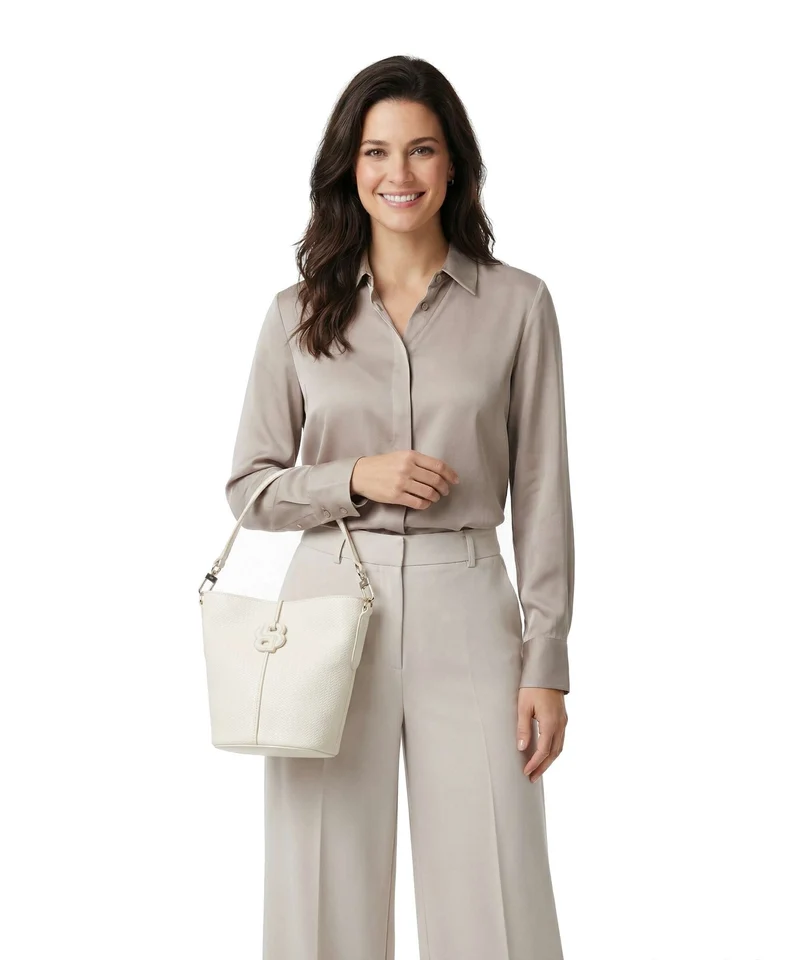 BOSS Anett Sac seau open white