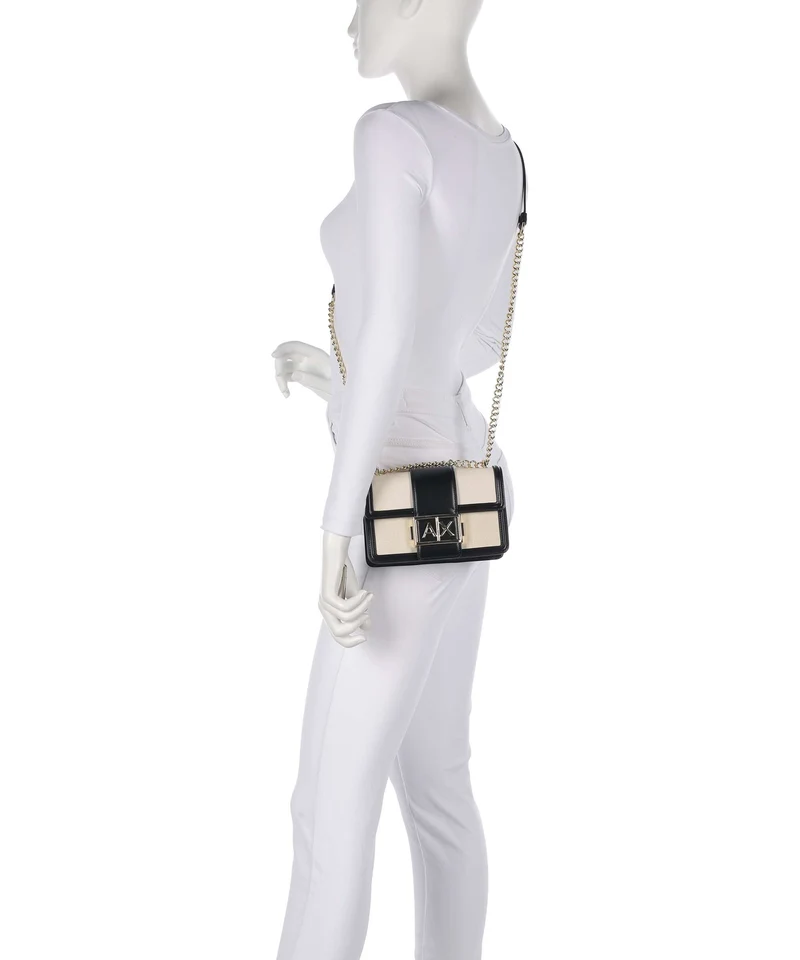 Armani Exchange Wonder S Sac porté épaule natural/black