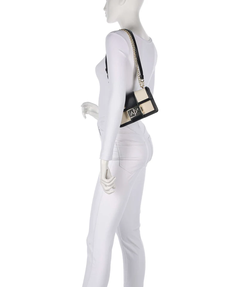 Armani Exchange Wonder S Sac porté épaule natural/black