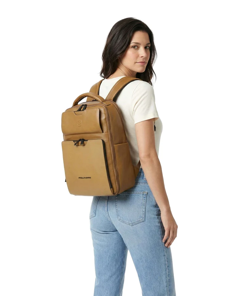 Piquadro Ael Sac à dos d'ordinateur yellow
