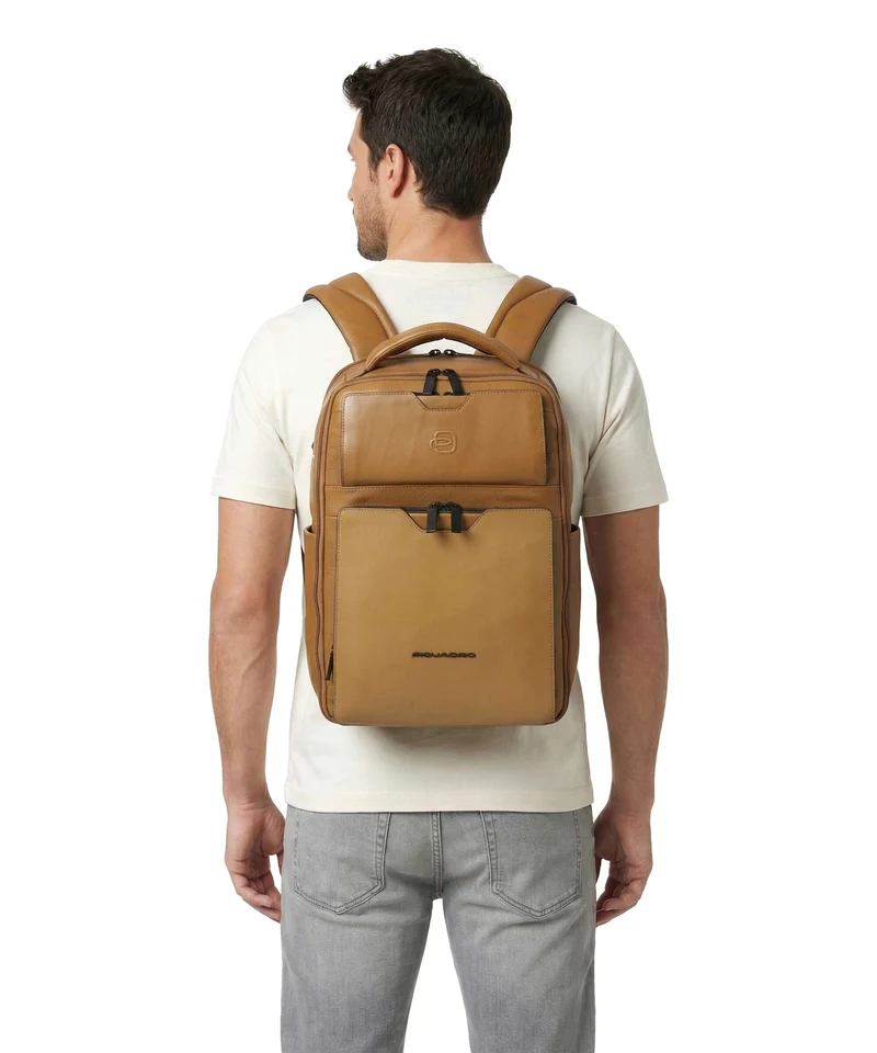 Piquadro Ael Sac à dos d'ordinateur yellow