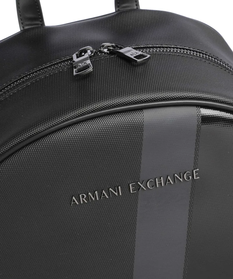 Armani Exchange Dylan Sac à dos black/gunmetal/shiny black