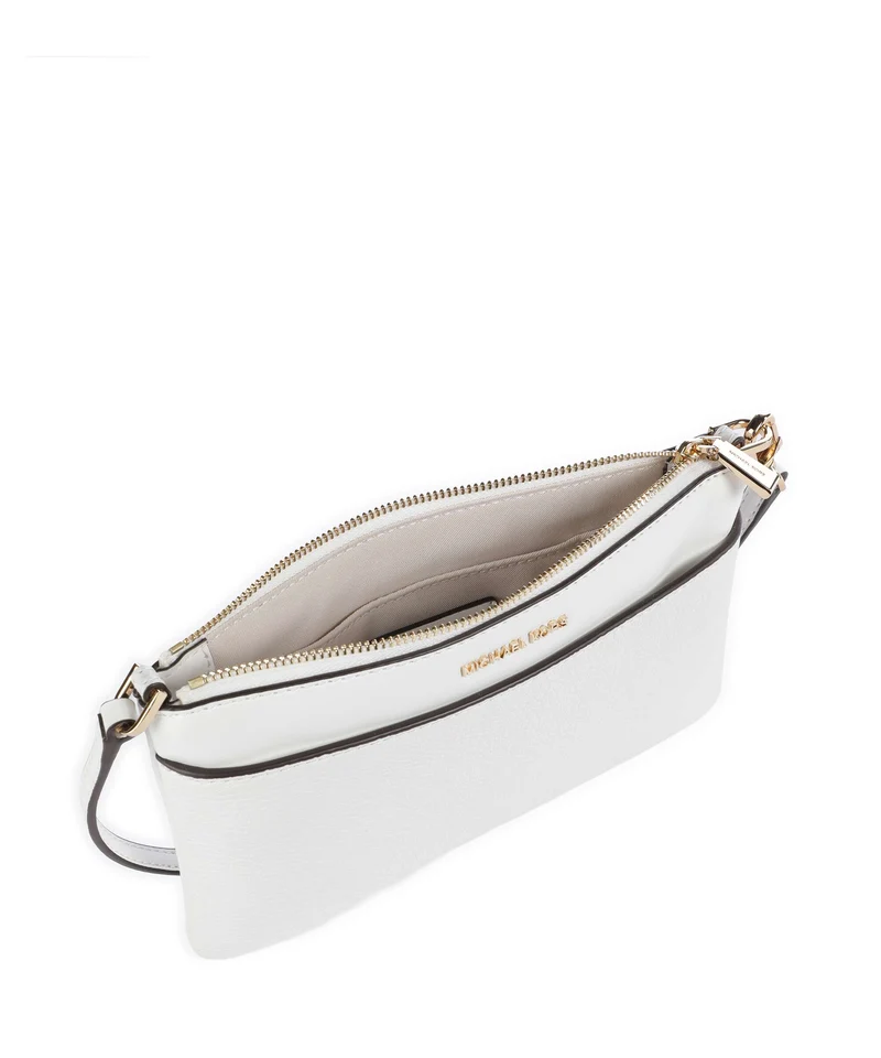 Michael Kors Jet Set Sac porté épaule optic white