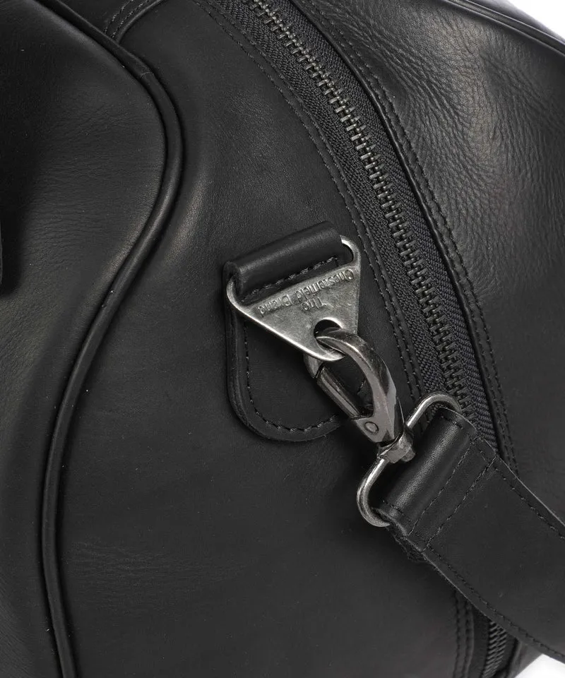 The Chesterfield Brand Wax Pull Up Cow Volenza Sac week-end black