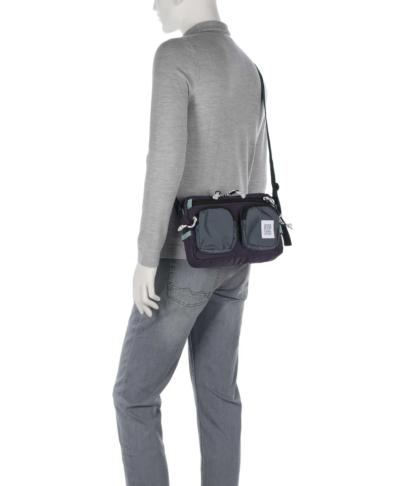 Topo Designs Block Sac bandoulière nightshade/slate