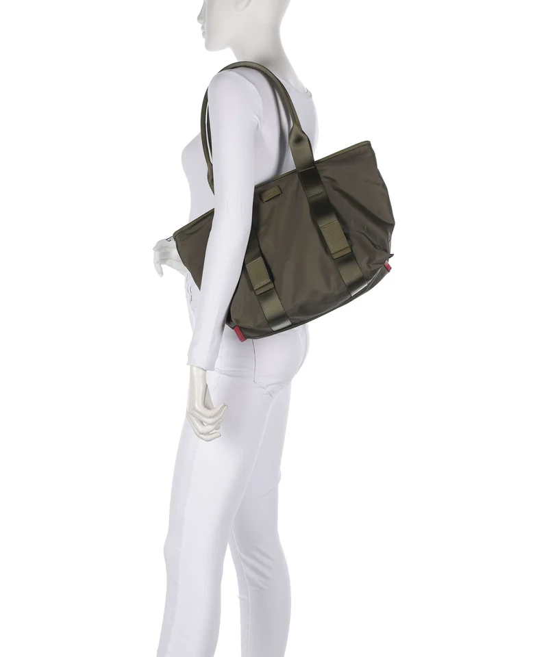 Lancel Mistral M Cabas dark khaki