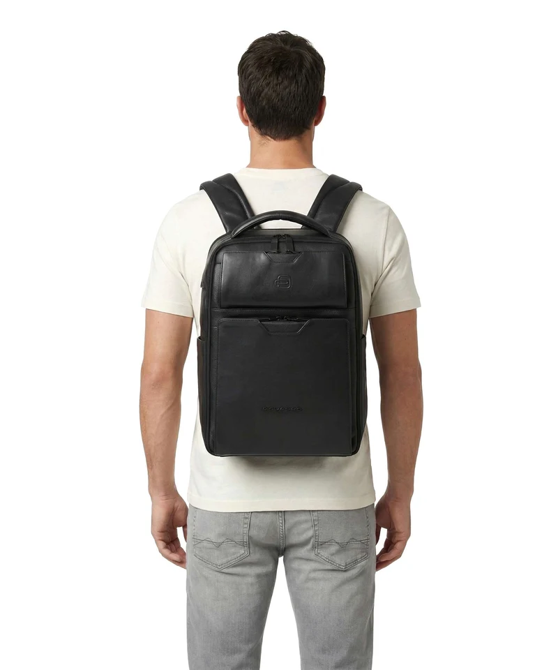 Piquadro Ael Sac à dos d'ordinateur black