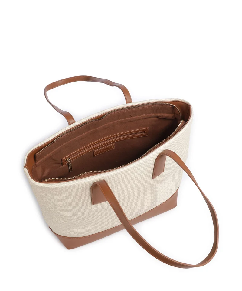 Valentino Bags Atena Re Cabas naturale/cuoio