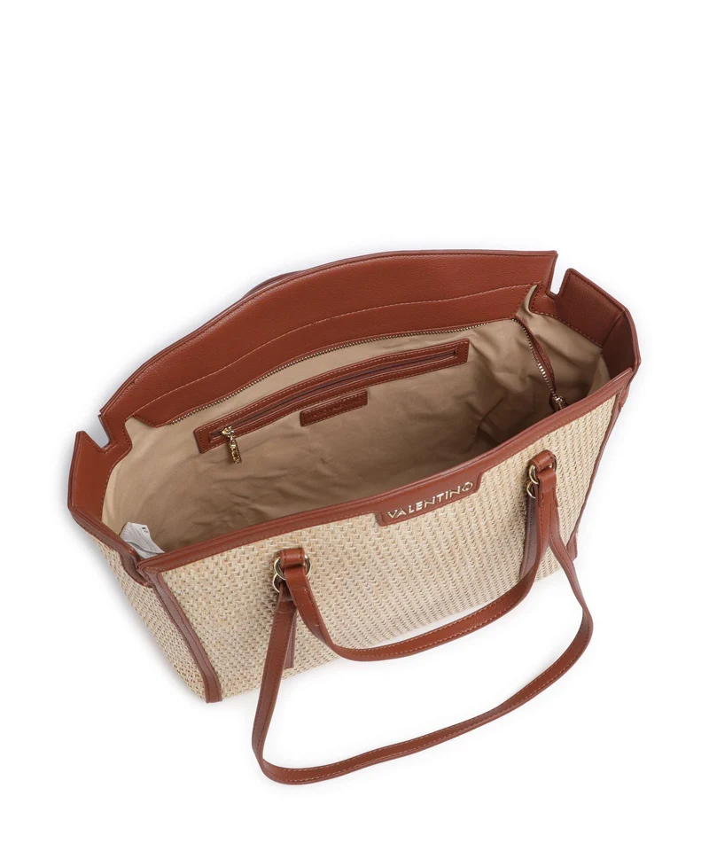 Valentino Bags Demetra Cabas naturale/cuoio