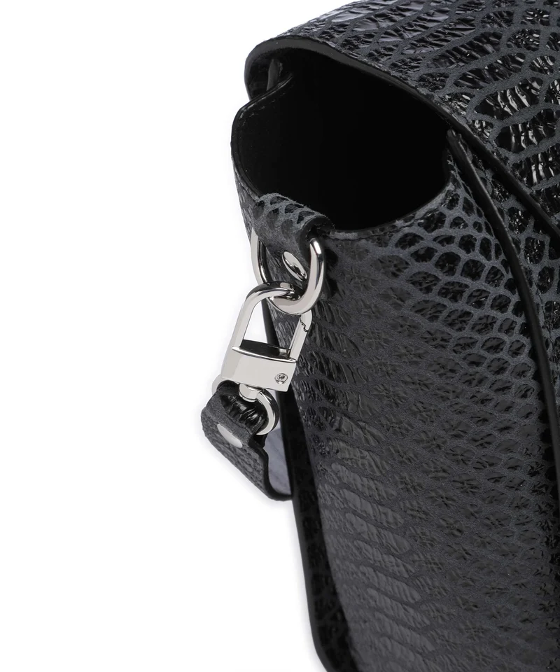Vivienne Westwood Bettina Snake Effect Medium Sac à main dark grey