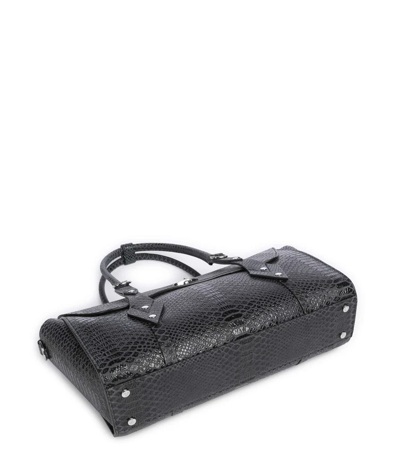 Vivienne Westwood Bettina Snake Effect Medium Sac à main dark grey