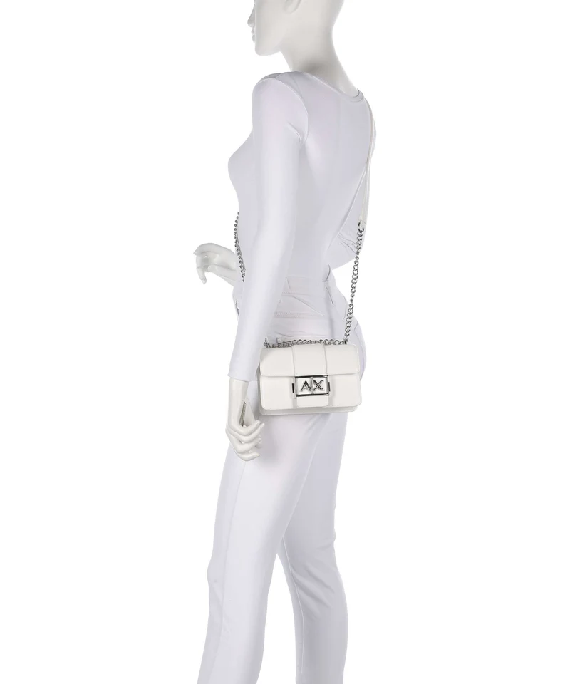 Armani Exchange Wonder S Sac porté épaule off white