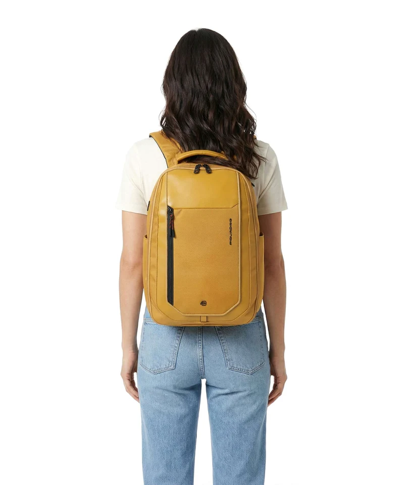 Piquadro Lyss Easyjet Sac à dos de voyage yellow