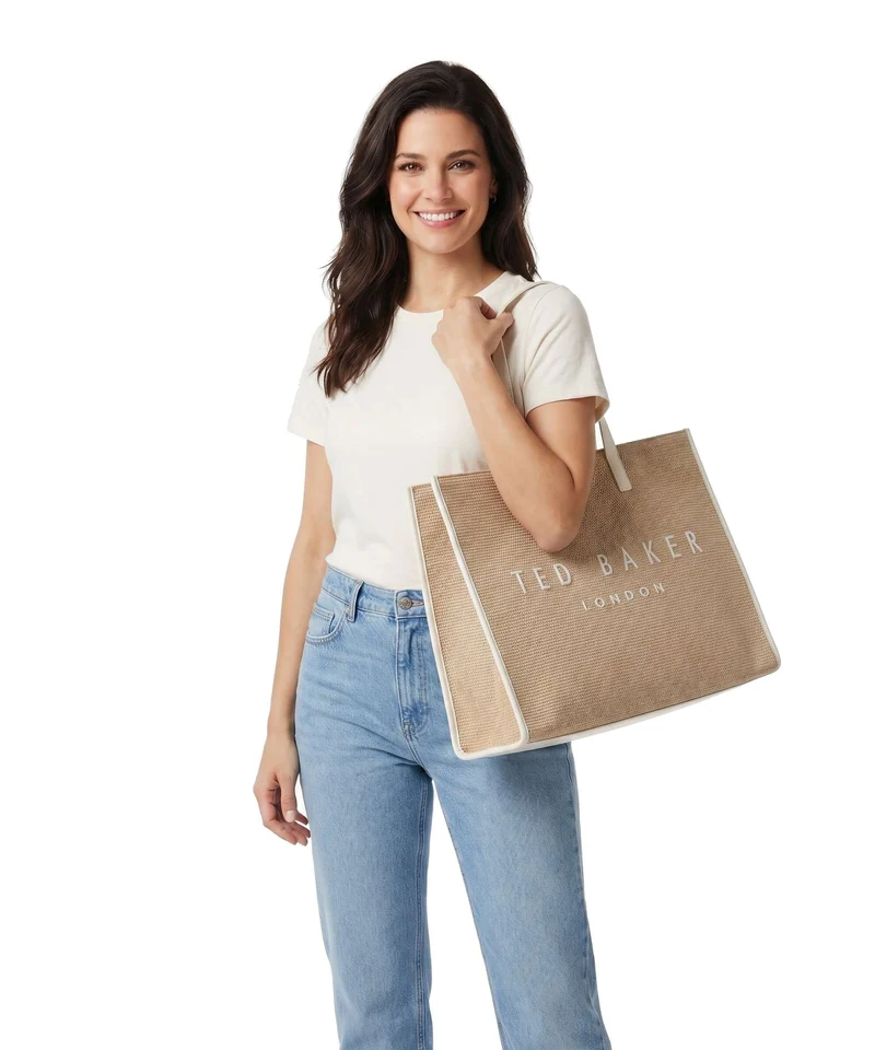 Ted Baker Pallmer Cabas ivory