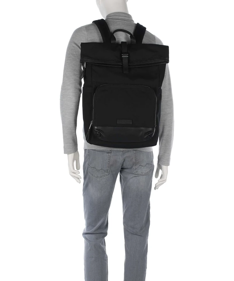 Marc O'Polo Mory M Sac à dos roll-top black