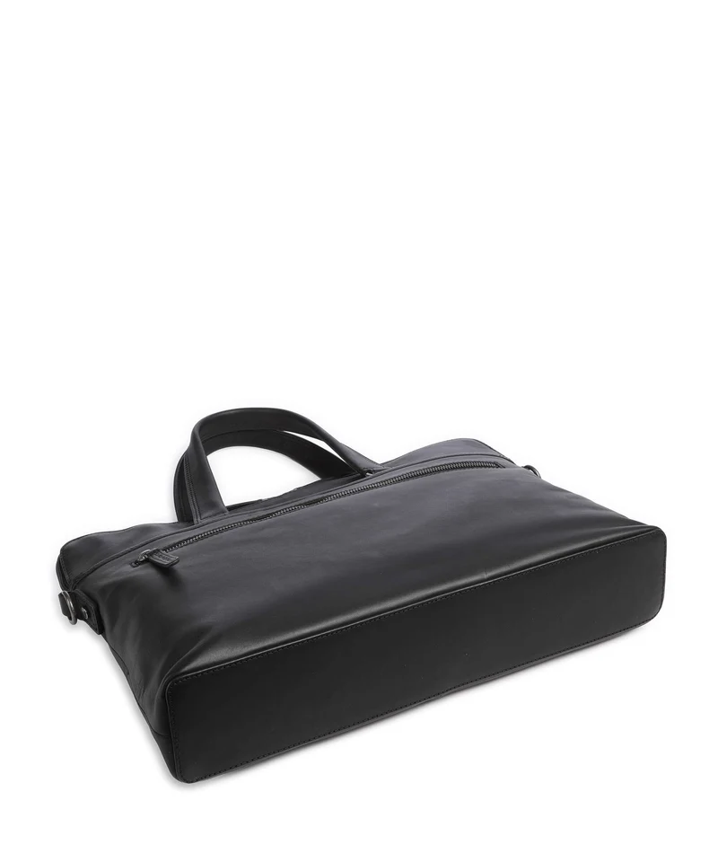 The Chesterfield Brand Wax Pull Up Cow Elvas Sac d'ordinateur black