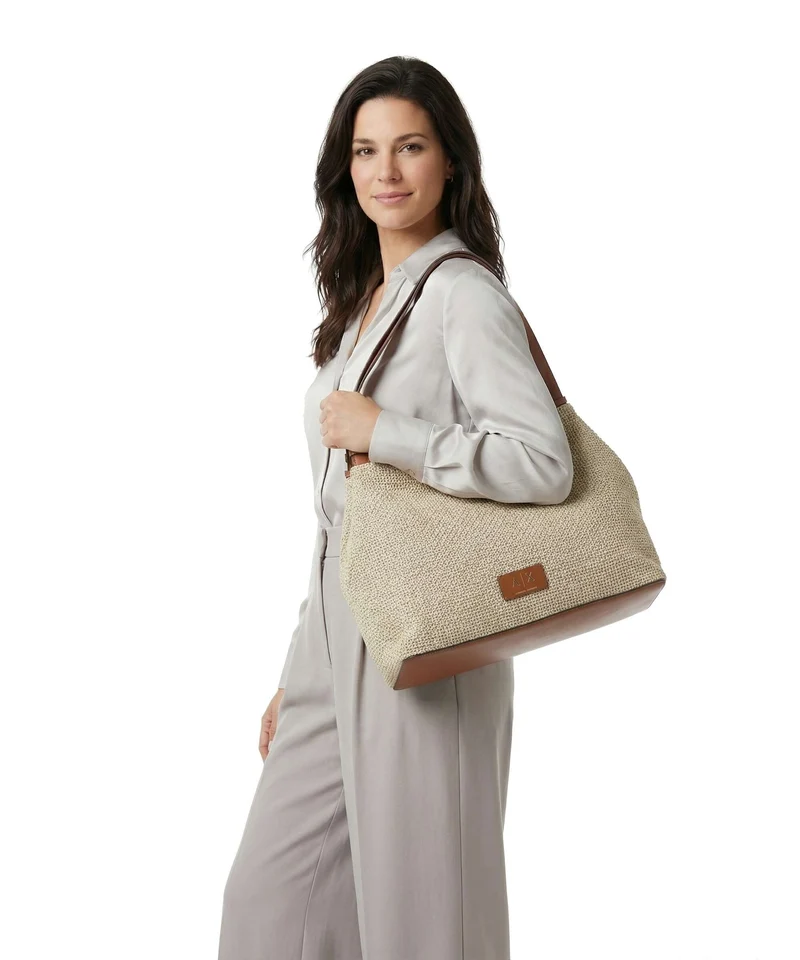 Armani Exchange Alice M Sac fourre-tout natural/saline clay