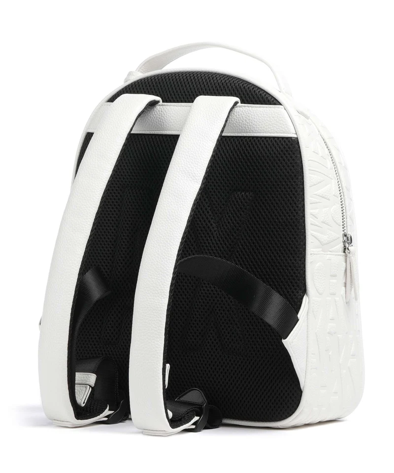 Armani Exchange Liz Pebble S Sac à dos off white