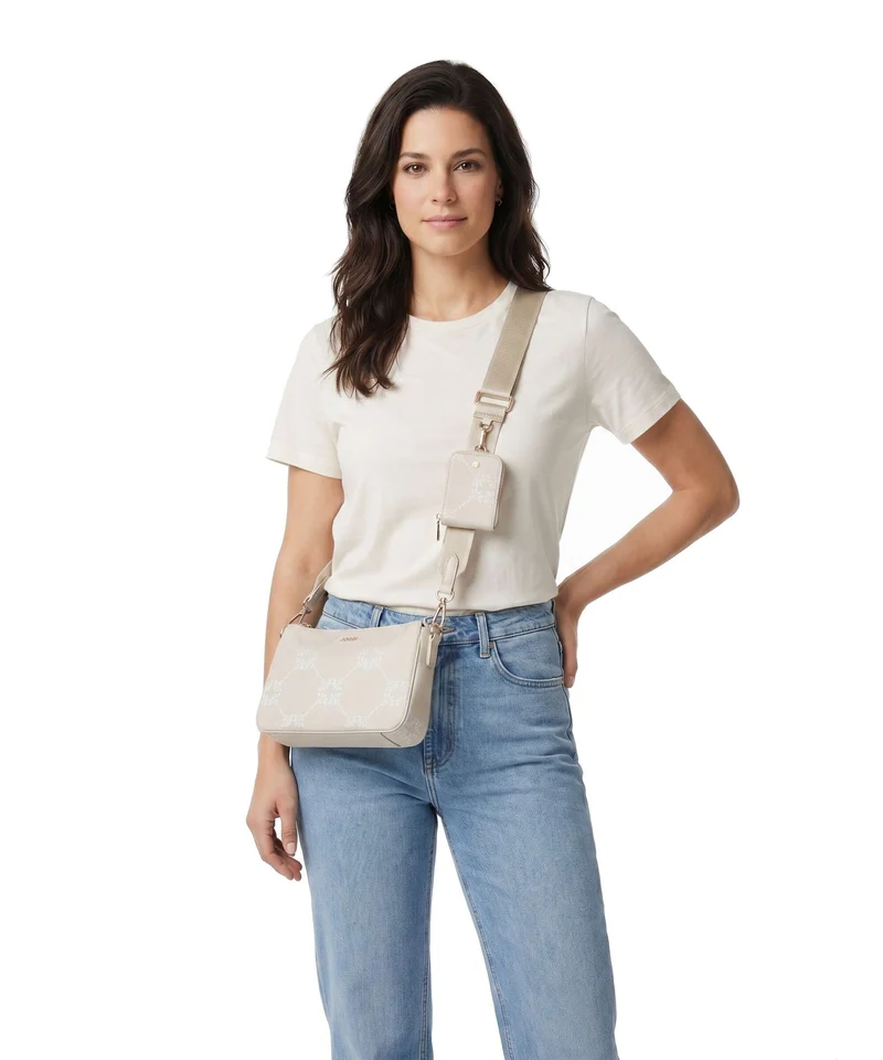 JOOP! Mosaico Jasmina Sac bandoulière sesame