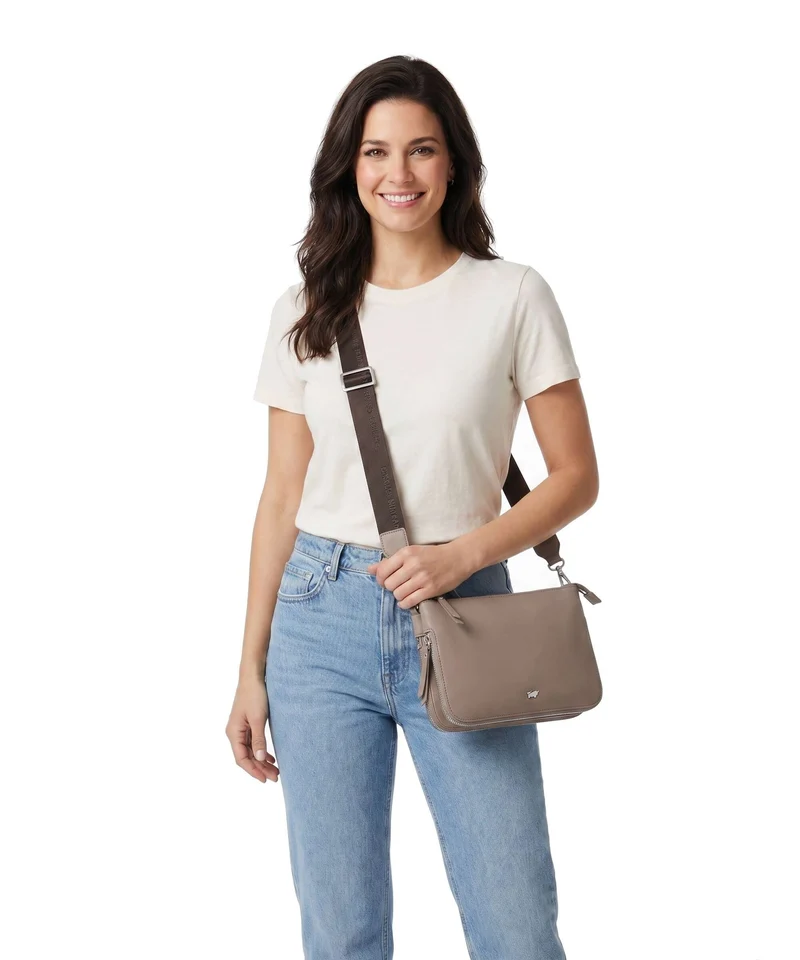 Braun Büffel Liv Sac bandoulière taupe