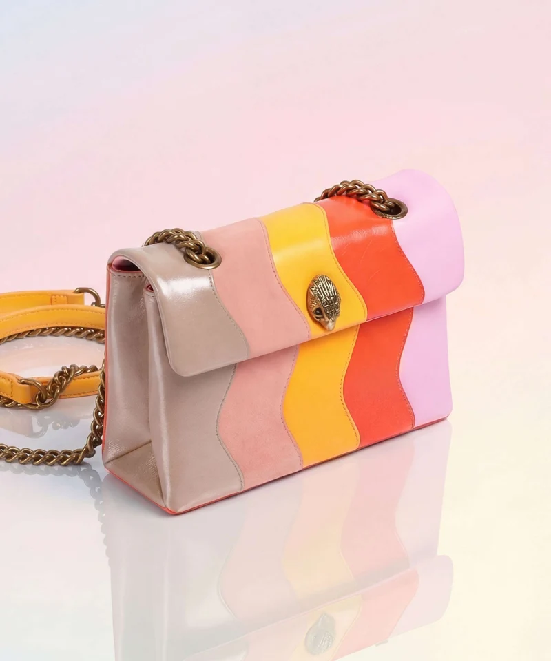 Kurt Geiger Kensington Sac porté épaule pink combination