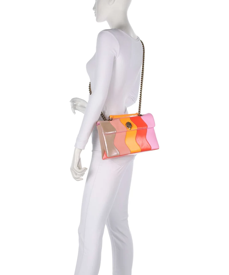 Kurt Geiger Kensington Sac porté épaule pink combination