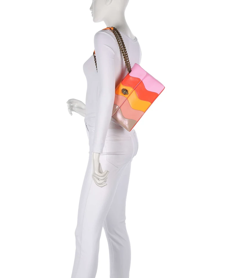 Kurt Geiger Kensington Sac porté épaule pink combination