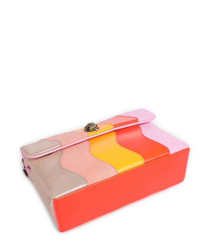 Kurt Geiger Kensington Sac porté épaule pink combination