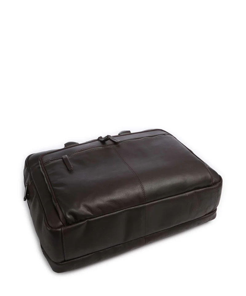 The Chesterfield Brand Wax Pull Up Cow Tacama Sac d'ordinateur brown
