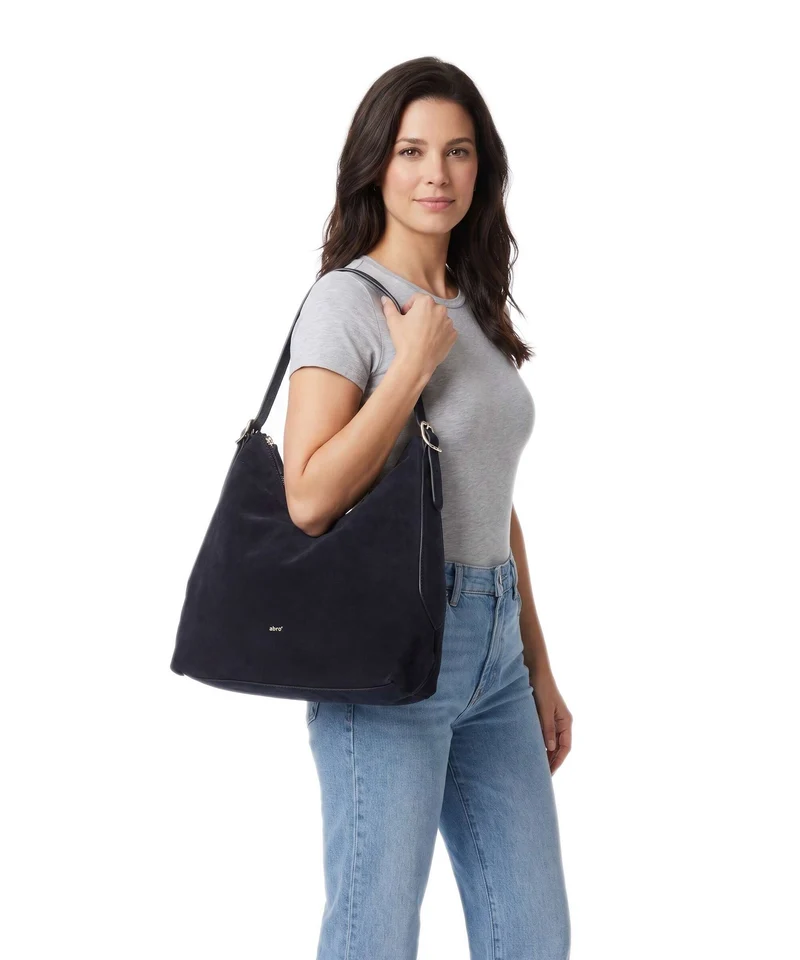 Abro Suede Carina Sac fourre-tout navy