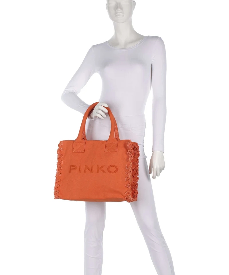 Pinko Beach Sac à main arancio bruc