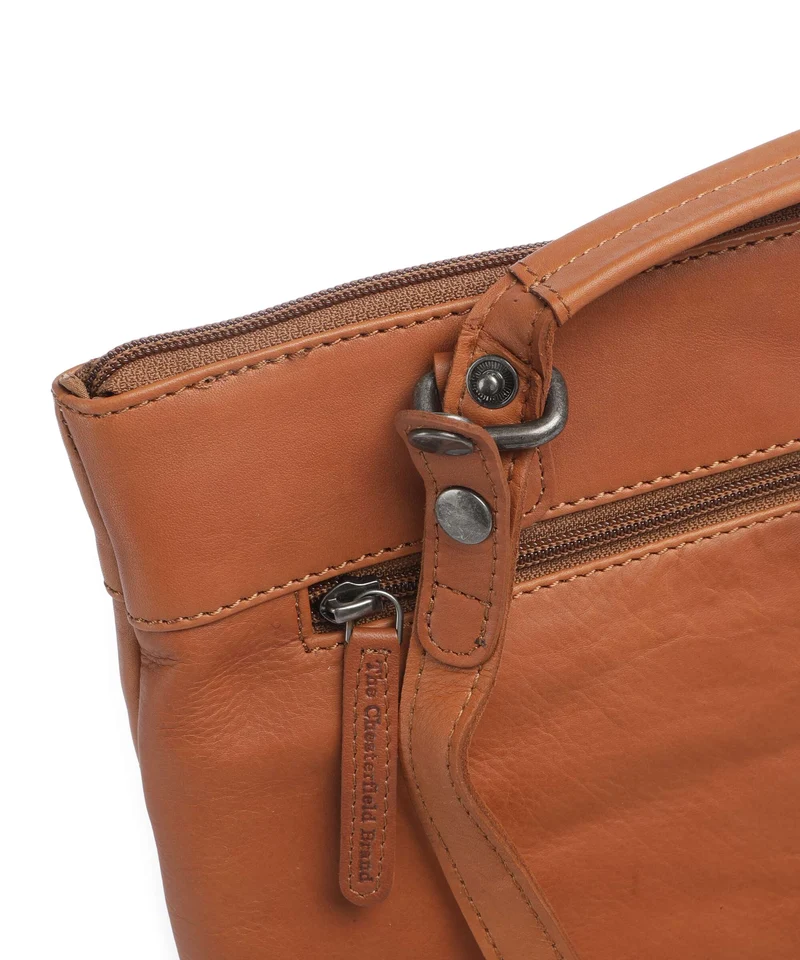The Chesterfield Brand Wax Pull Up Cow Caldero Sac à dos cognac